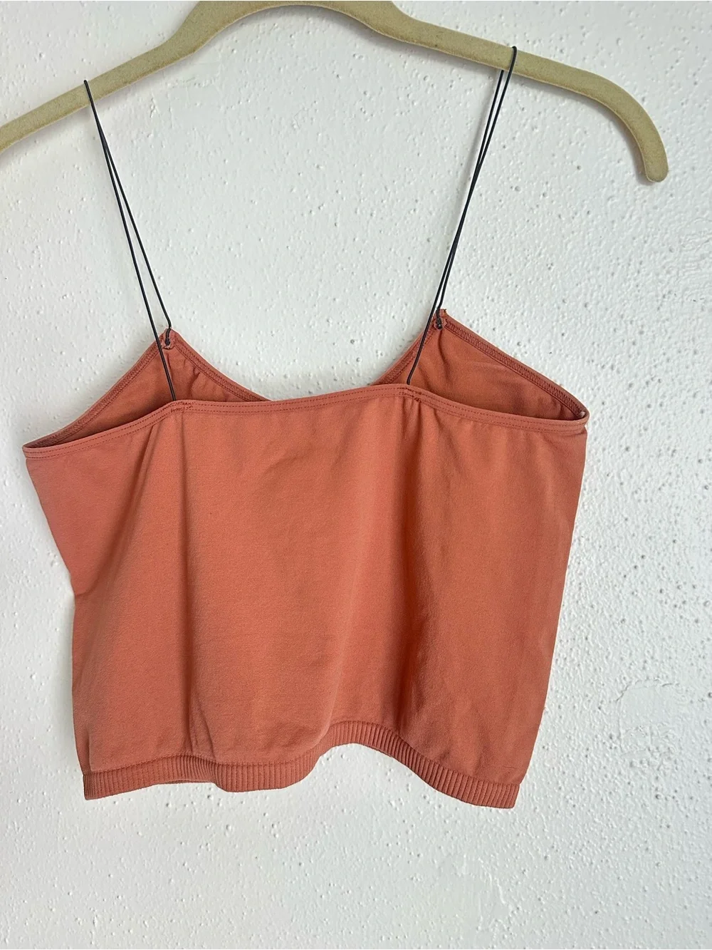 Free People Cropped Cami Tank Top in Terracotta